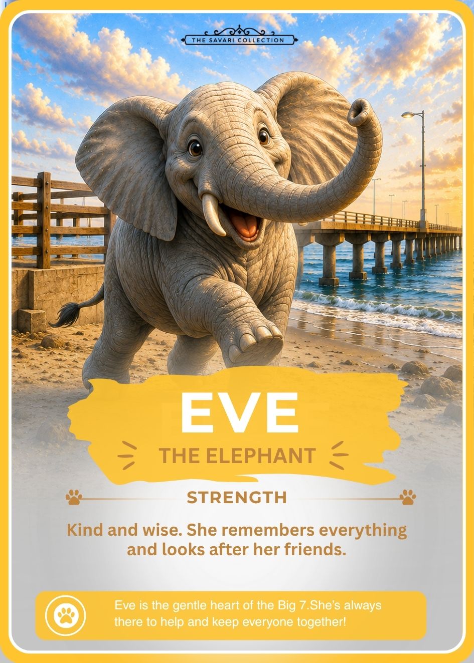 Eve the Elephant character card