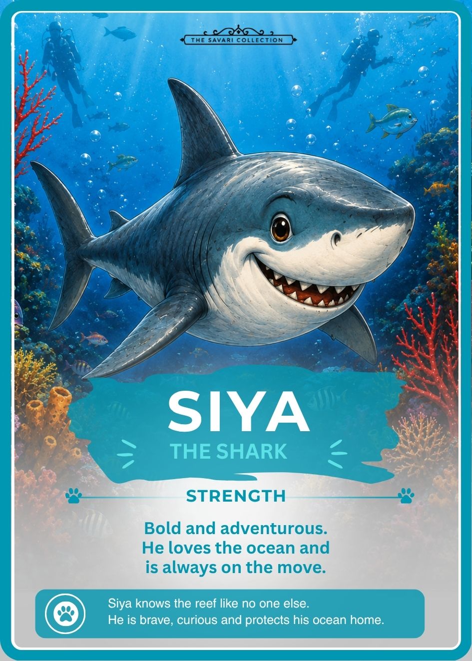 Siya the Shark character card